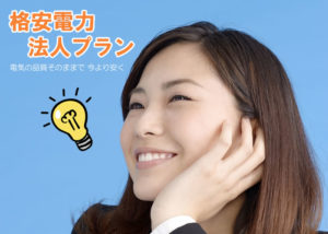 「格安電力・法人プラン」販売代理店募集のイメージ