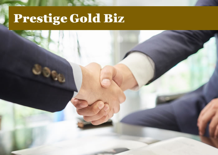 「Prestige Gold Biz」代理店募集イメージ