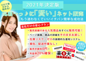 ネット販売「コピペ通販」加盟パートナー募集のイメージ