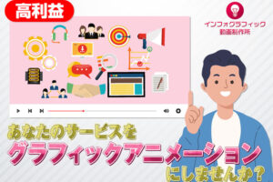 「インフォグラフィック動画」販売パートナー募集のイメージ