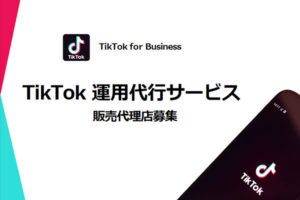 「TikTok運用代行サービス」販売代理店募集のイメージ