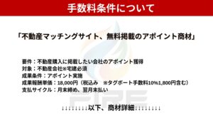 「不動産マッチング」販売代理店募集の資料サンプル1