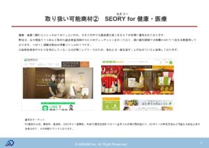 「SEOサービス SEORY」紹介パートナー募集の資料サンプル4