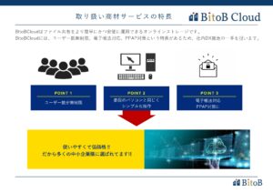 「国産クラウドサービス BitoB Cloud」OEM代理店募集の資料サンプル5