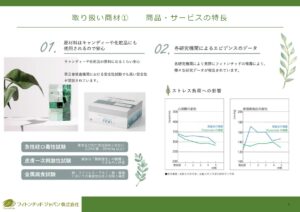 「空気浄化装置 フィトンエアー」販売店募集の資料サンプル5