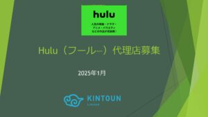 「動画配信サービス Hulu」販売代理店募集の資料サンプル0