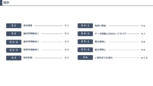 「MVNO事業」OEMパートナー募集の資料サンプル2