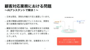 「AIアシスタント」紹介代理店募集の資料サンプル2