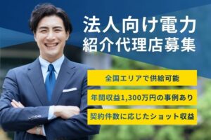 初期投資ゼロで収益化可能！「法人向け電力サービス TERASELでんき for Biz.」紹介代理店募集