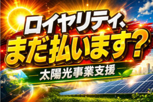 未経験から自社の再エネ事業を構築できる！「太陽光・蓄電池事業 立ち上げ支援プログラム」パートナー募集