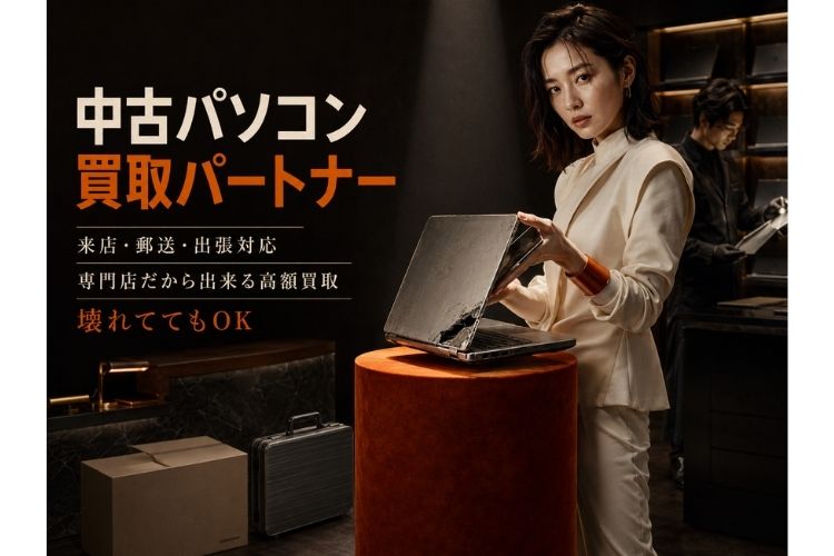 副業でも始めやすい！「中古パソコン」買取パートナー募集
